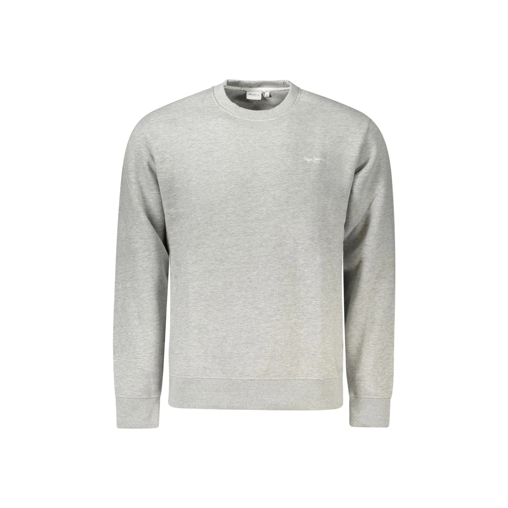 Pepe Jeans Felpa Uomo Grigia Girocollo Felpata Organic Logo Felpe Grigio - foto prodotto